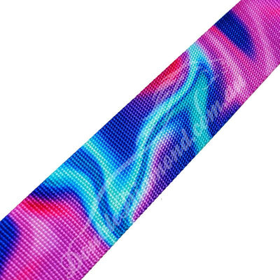 Double Diamond 1-3/4" Wide Heavy Duty Latigo and Off Billet - Swirl