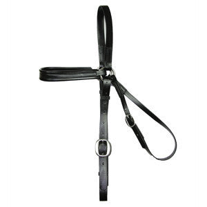 Double Diamond PVC Barcoo Bridle Black - Stainless Steel
